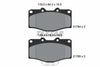 Textar Brake Pads Full Set Of 4 Front 2178401 thumbnail