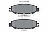 Textar Brake Pads Set Brake Pads Full Set Of 4 Rear 2178601 thumbnail