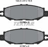 Textar Brake Pads Set Brake Pads Full Set Of 4 Rear 2178601 thumbnail