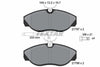 Textar Brake Pads Full Set Of 4 Front With Brake Caliper Screws 2179701 thumbnail