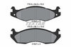 Textar Brake Pads Full Set Of 4 Front 2182001 thumbnail