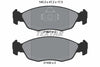 Textar Brake Pads Full Set Of 4 Front 2182702 thumbnail