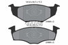 Textar Brake Pads Full Set Of 4 Front 2186602 thumbnail