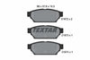 Textar Brake Pads Set Brake Pads Full Set Of 4 Rear 2187202 thumbnail