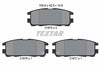 Textar Brake Pads Set Brake Pads Full Set Of 4 Rear 2187501 thumbnail