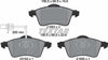 Textar Brake Pads Full Set Of 4 Front 2188501 thumbnail