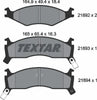Textar Brake Pads Full Set Of 4 Front 2189202 thumbnail