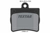 Textar Brake Pads Set Brake Pads Full Set Of 4 Rear 2190003 thumbnail