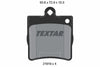 Textar Brake Pads Set Brake Pads Full Set Of 4 Rear 2191901 thumbnail