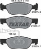 Textar Brake Pads Full Set Of 4 Front 2192701 thumbnail