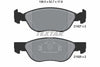 Textar Brake Pads Full Set Of 4 Front 2192703 thumbnail