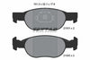 Textar Brake Pads Full Set Of 4 Front 2193101 thumbnail