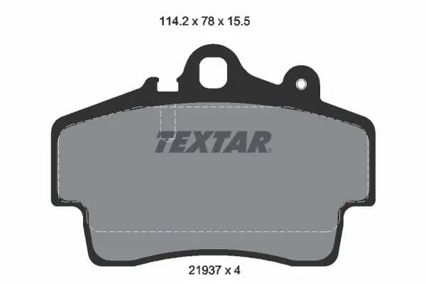 Textar Brake Pads Full Set Of 4 Front 2193702 - image 4