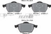 Textar Brake Pads Full Set Of 4 Front 2193801 thumbnail