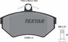Textar Brake Pads Full Set Of 4 Front With Brake Caliper Screws 2194503 thumbnail