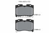 Textar Brake Pads Full Set Of 4 Front 2195701 thumbnail