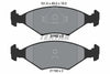 Textar Brake Pads Full Set Of 4 Front 2196201 thumbnail