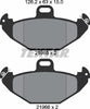 Textar Brake Pads Full Set Of 4 Front Rear 2196502 thumbnail