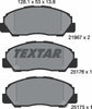 Textar Brake Pads Full Set Of 4 Front 2196701 thumbnail