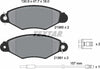 Textar Brake Pads Full Set Of 4 Front With Brake Caliper Screws 2198003 thumbnail