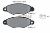 Textar Brake Pads Full Set Of 4 Front With Brake Caliper Screws 2198004 thumbnail