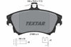 Textar Brake Pads Full Set Of 4 Front With Brake Caliper Screws 2198302 thumbnail