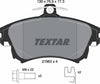 Textar Brake Pads Full Set Of 4 Front With Brake Caliper Screws 2198302 thumbnail