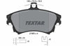 Textar Brake Pads Full Set Of 4 Front With Brake Caliper Screws 2198304 thumbnail