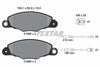 Textar Brake Pads Full Set Of 4 Front With Brake Caliper Screws 2198804 thumbnail