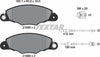 Textar Brake Pads Full Set Of 4 Front With Brake Caliper Screws 2198804 thumbnail