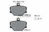 Textar Brake Pads Full Set Of 4 Front With Brake Caliper Screws 2199901 thumbnail