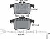 Textar Brake Pads Set Brake Pads Full Set Of 4 Rear 2202101 thumbnail