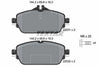Textar Brake Pads Full Set Of 4 Front With Brake Caliper Screws 2203102 thumbnail
