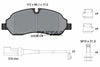 Textar Brake Pads Full Set Of 4 Front With Brake Caliper Screws With Accessories 2203401 thumbnail