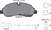 Textar Brake Pads Full Set Of 4 Front With Brake Caliper Screws With Accessories 2203401 thumbnail