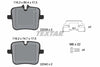Textar Brake Pads Full Set Of 4 Rear With Brake Caliper Screws With Accessories 2203901 thumbnail