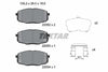Textar Brake Pads Full Set Of 4 Front With Accessories 2205201 thumbnail