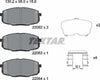 Textar Brake Pads Full Set Of 4 Front With Accessories 2205201 thumbnail
