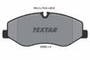 Textar Brake Pads Full Set Of 4 Front 2206201 thumbnail