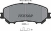 Textar Brake Pads Full Set Of 4 Front With Accessories 2206503 thumbnail