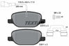 Textar Brake Pads Full Set Of 4 Rear With Brake Caliper Screws With Accessories 2207201 thumbnail