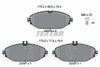 Textar Brake Pads Full Set Of 4 Front With Brake Caliper Screws 2207601 thumbnail
