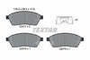 Textar Brake Pads Full Set Of 4 Front With Accessories 2207701 thumbnail