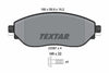 Textar Brake Pads Full Set Of 4 Front With Brake Caliper Screws 2208701 thumbnail
