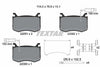 Textar Brake Pads Full Set Of 4 Front With Accessories 2209101 thumbnail