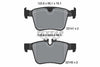 Textar Brake Pads Set Brake Pads Full Set Of 4 Rear 2214101 thumbnail