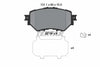 Textar Brake Pads Full Set Of 4 Front With Accessories 2215401 thumbnail