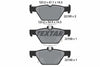 Textar Brake Pads Set Brake Pads Full Set Of 4 Rear 2215801 thumbnail