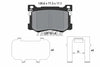 Textar Brake Pads Full Set Of 4 Front With Accessories 2217601 thumbnail