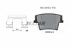 Textar Brake Pads Full Set Of 4 Rear With Accessories 2220903 thumbnail